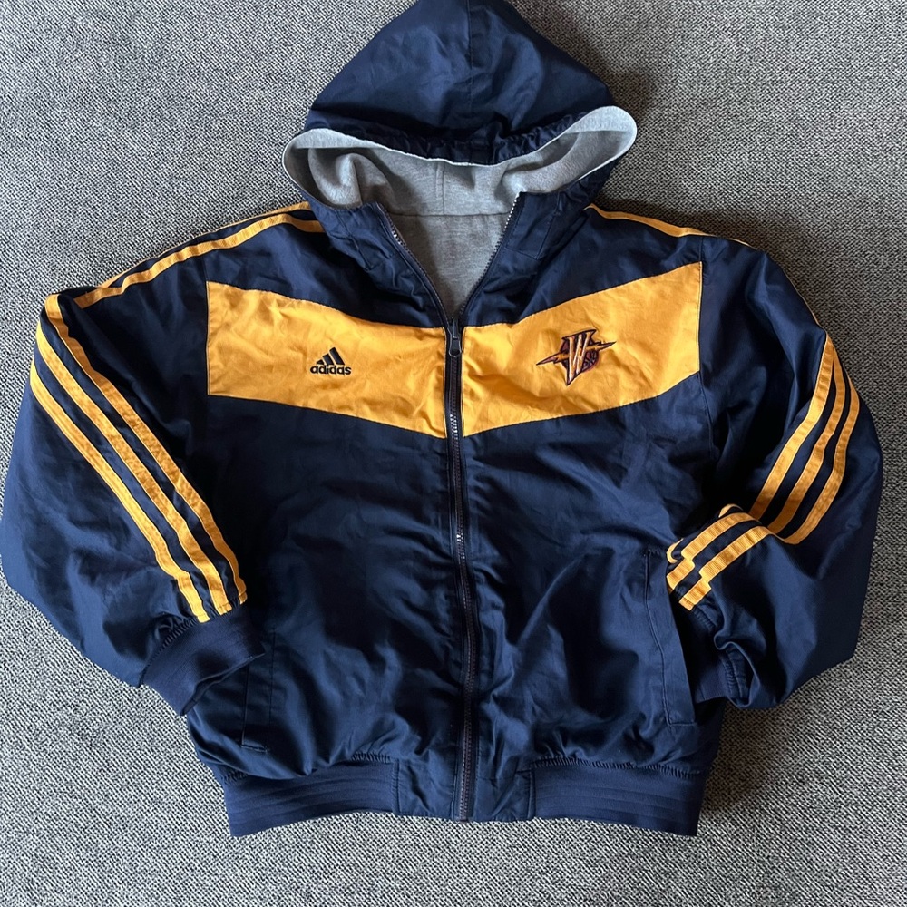 Adidas GS Warriors Reversible Hooded Jacket